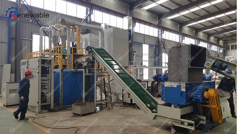photovoltaic panel recycling equipment