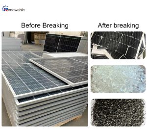 Disassembly of photovoltaic panels