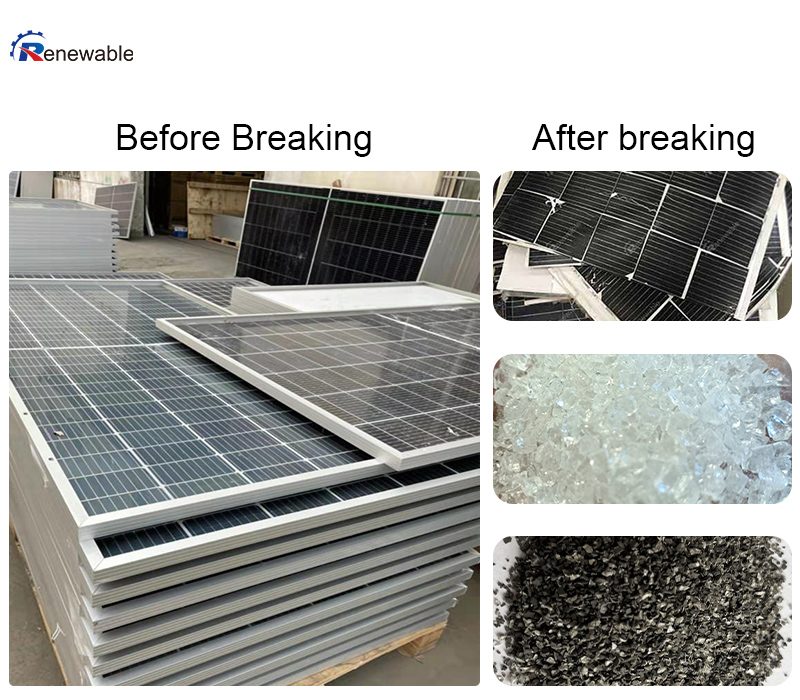 Disassembly of photovoltaic panels