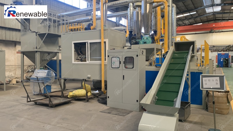 Aluminum plastic separation