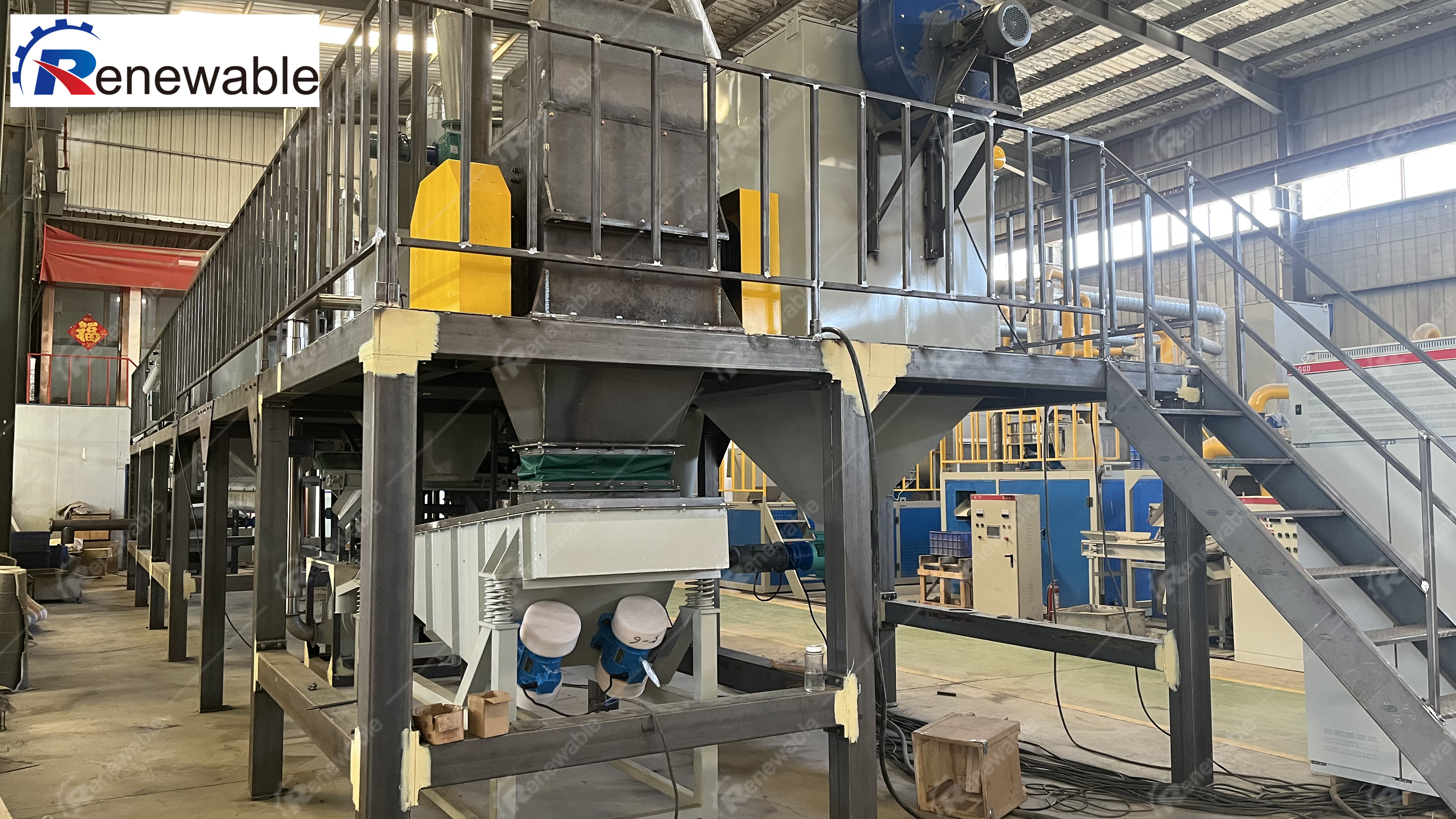 Lithium battery recycling and processing equipment