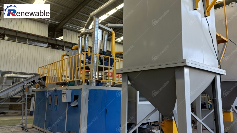 E waste recycling machine