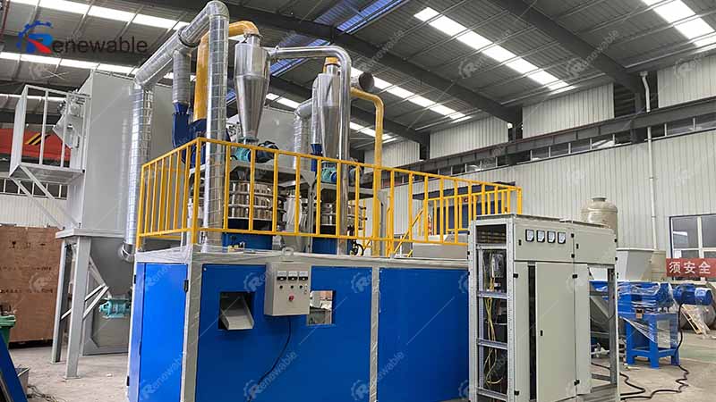 Recycling of waste photovoltaic panels