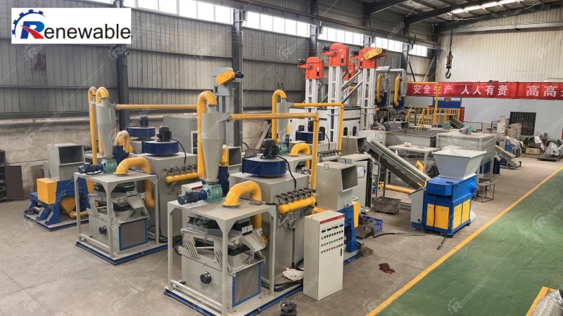 automatic wire and cable recycling